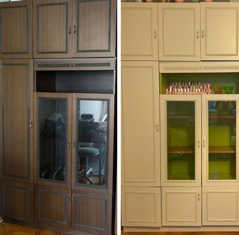 Советская стенка в интерьере