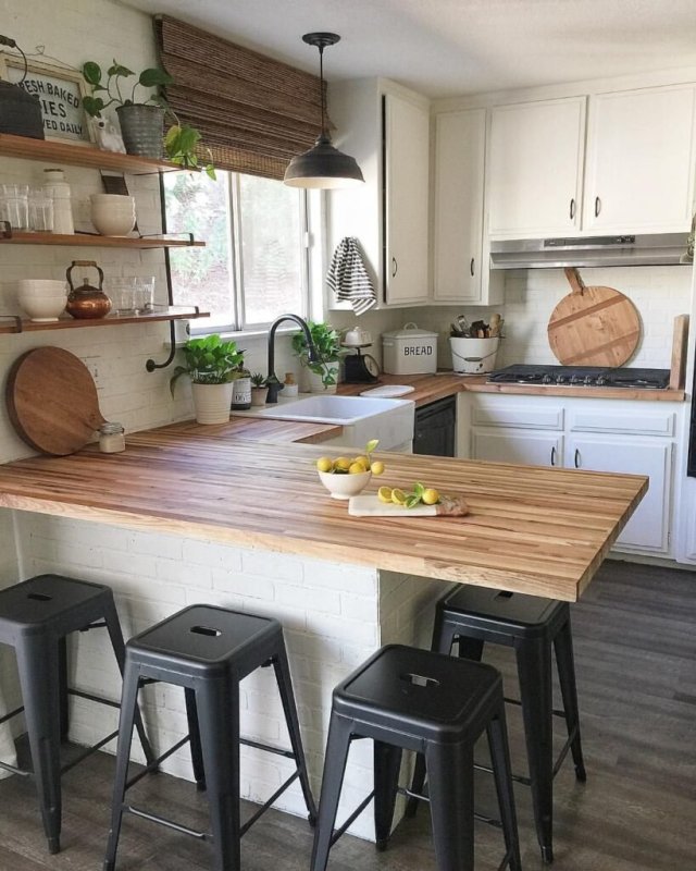 Стильная планировка кухни