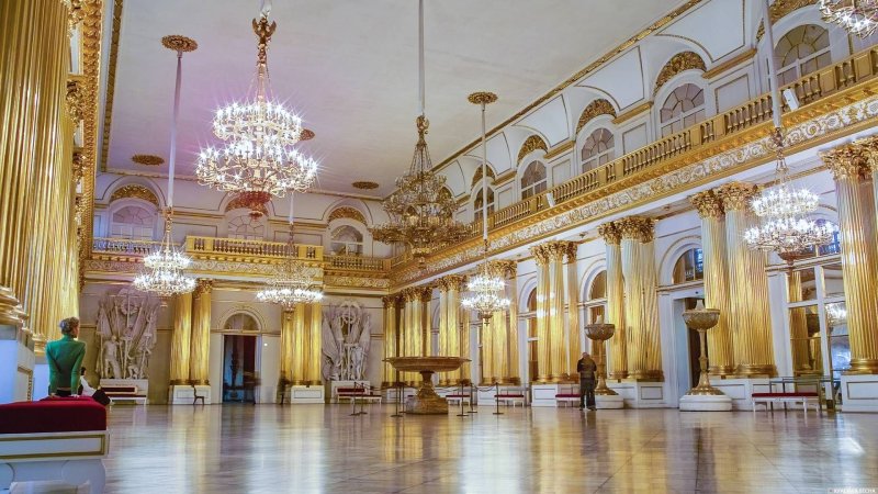 Эрмитаж Георгиевский зал чей трон
