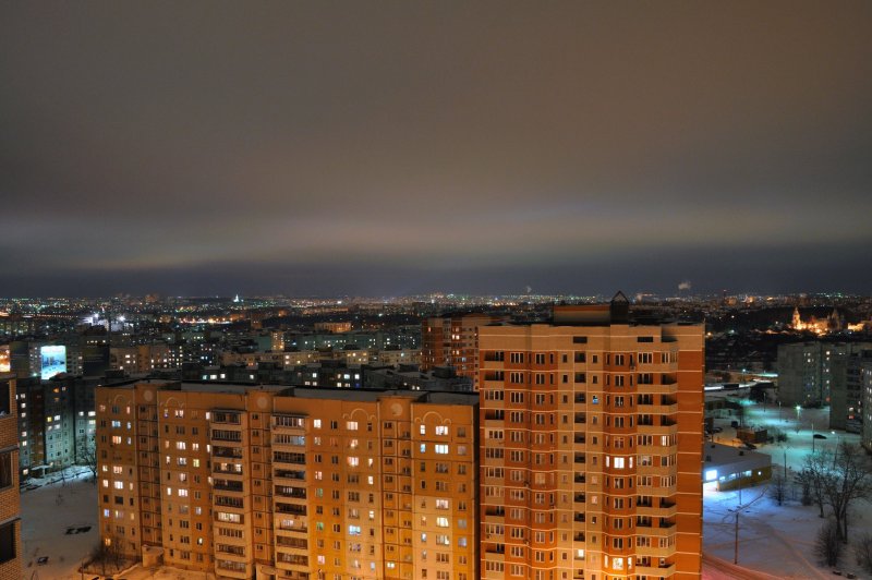 Новосибирск вид с многоэтажки