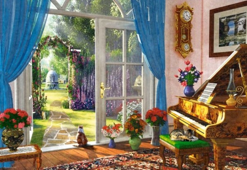 Пазл Castorland сад