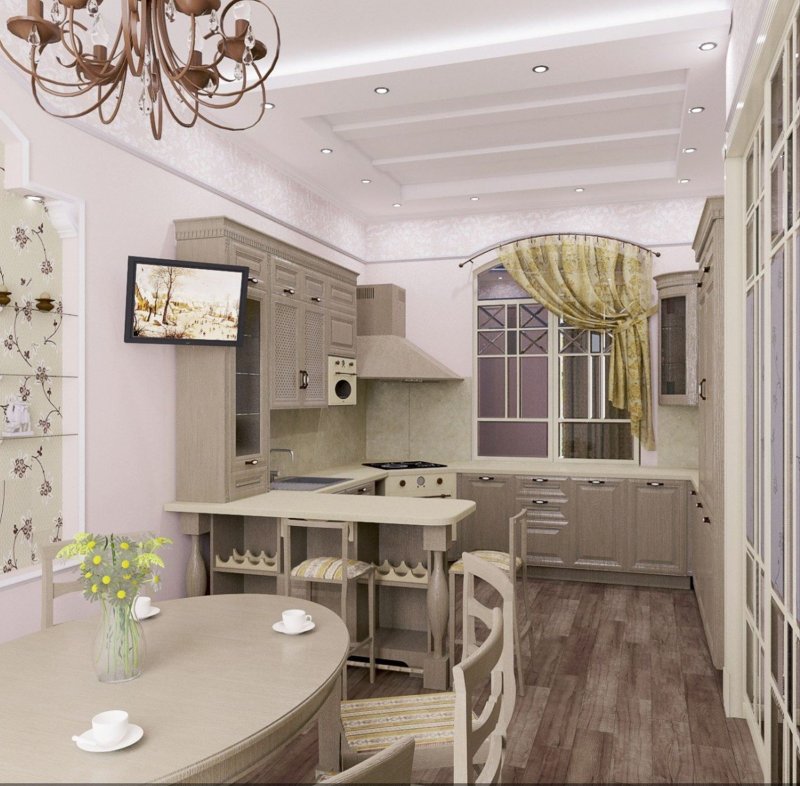Кухня Прованс 9 кв