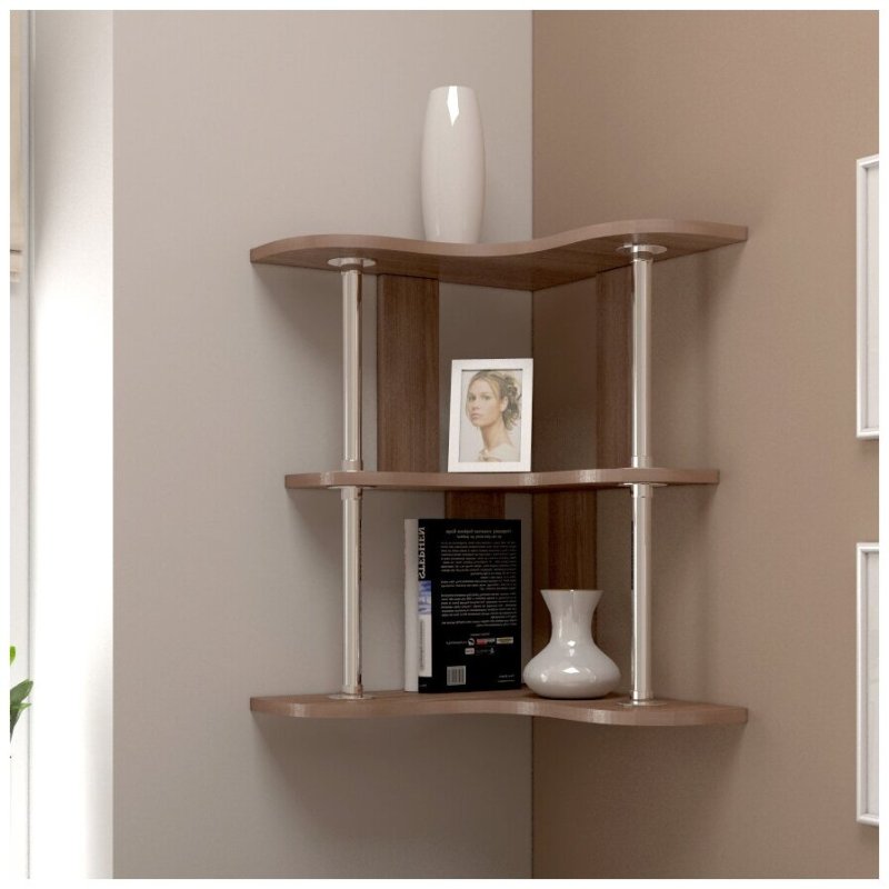 Угловая полка Corner Wall Mount Shelf Floating