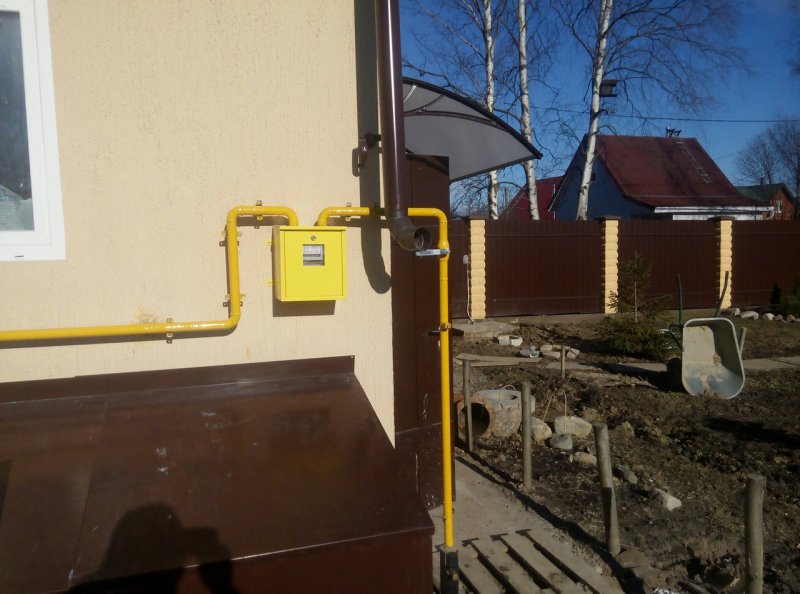 Фасадный газопровод