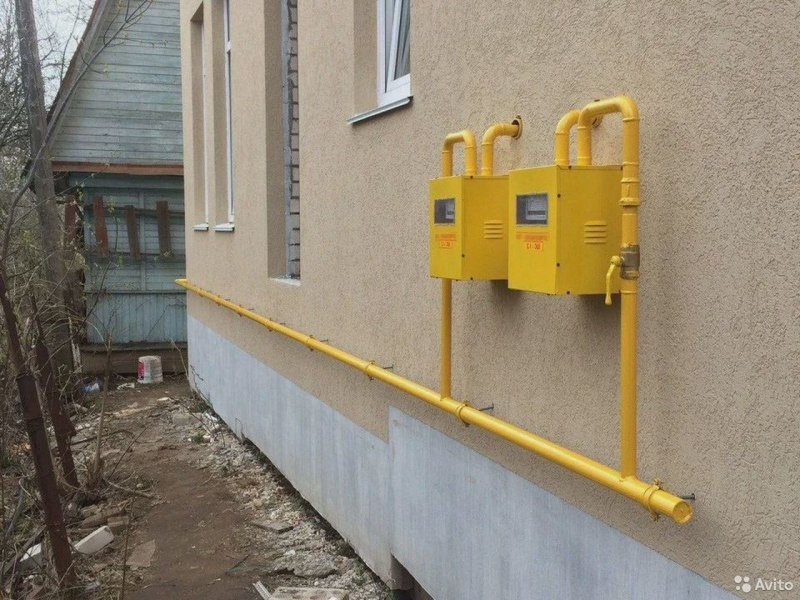 Подвод газа к частному дому