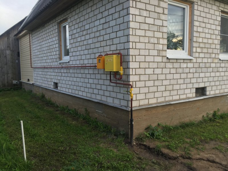 Подводка газа к дому