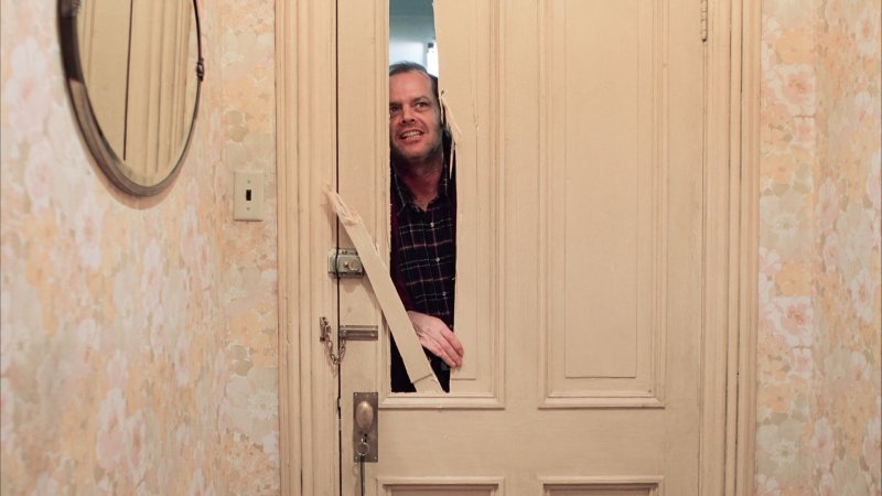 Николсон сияние дверь