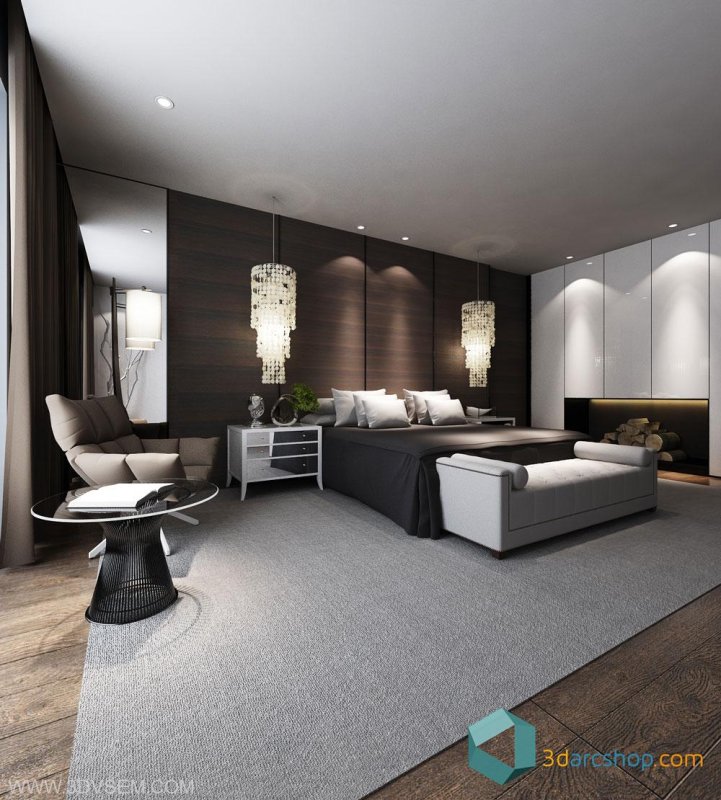 Рендер интерьера в 3ds Max