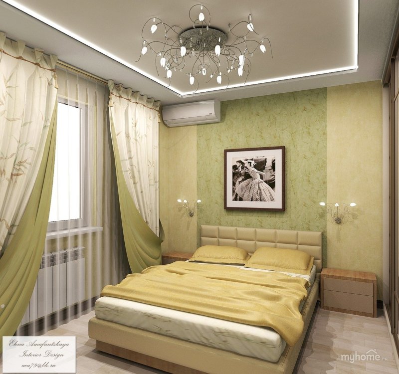 Зеленая спальня