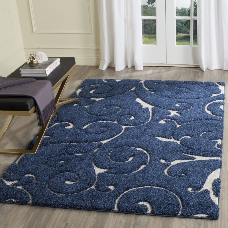 Ковер бирюзовый LAWSAN Carpets Скандинавия,