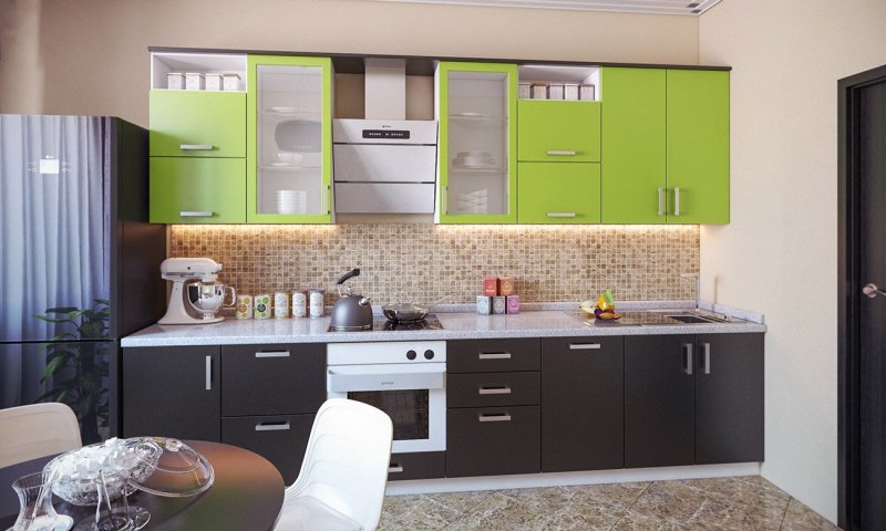 Бирюзовая кухня Леруа
