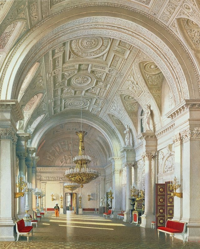 Зимний дворец Санкт-Петербург 1917