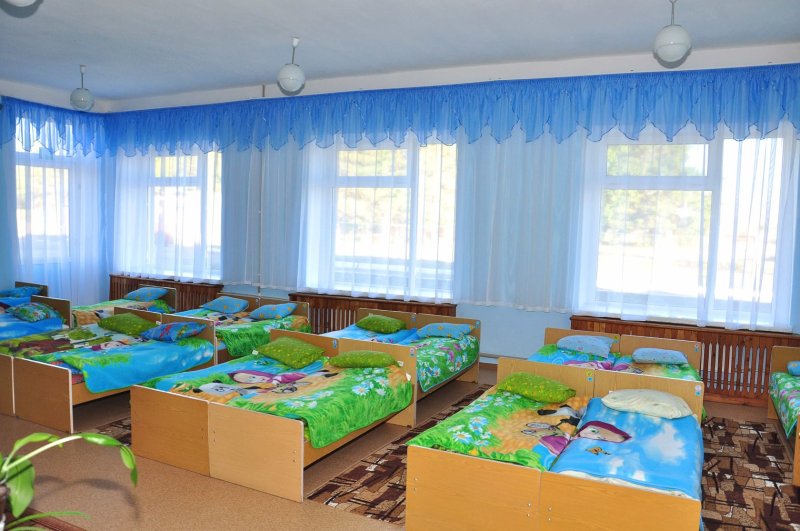 Спальня в детском саду