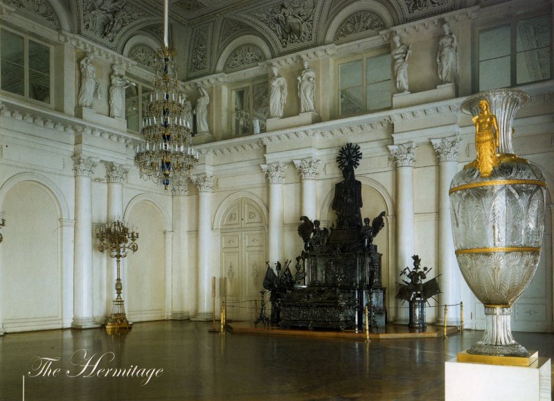 Эдуард Петрович ГАУ (1807-1887) - интерьеры зимнего дворца.
