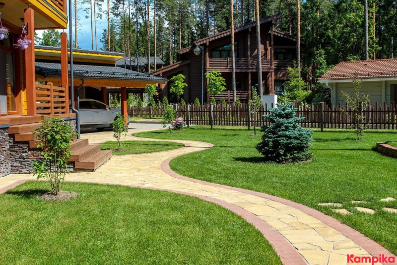 Ландшафт участка Россия 10соток