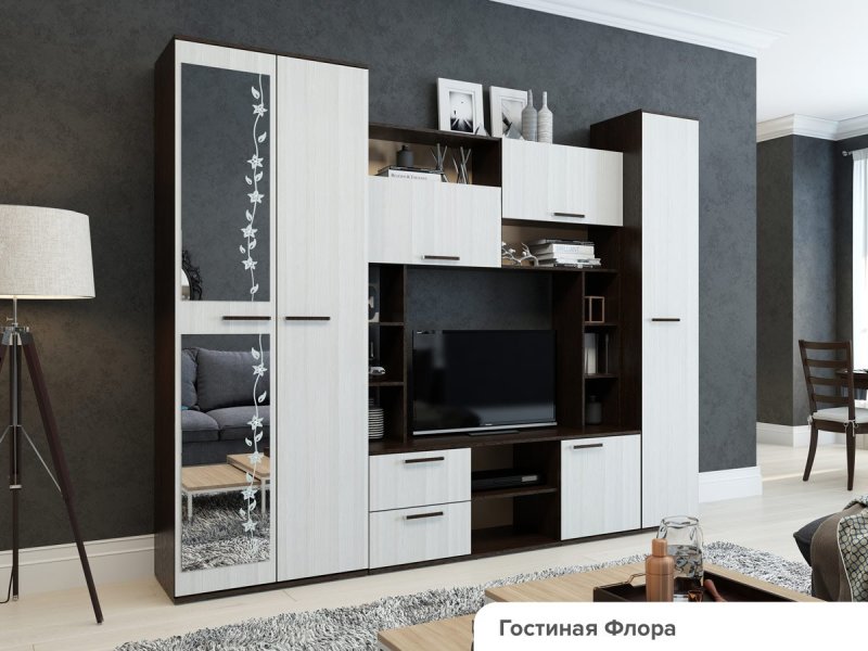Стенка Флора БТС ясень шимо