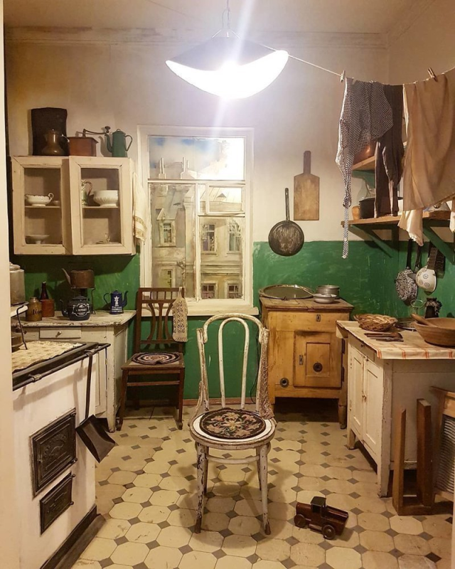 Кухня в Советской квартире