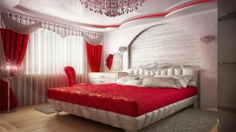 Спальня в Красном цвете