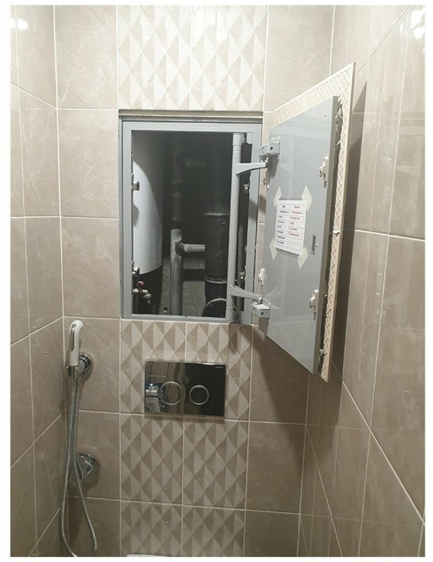 Ревизионный люк под плитку в ванной