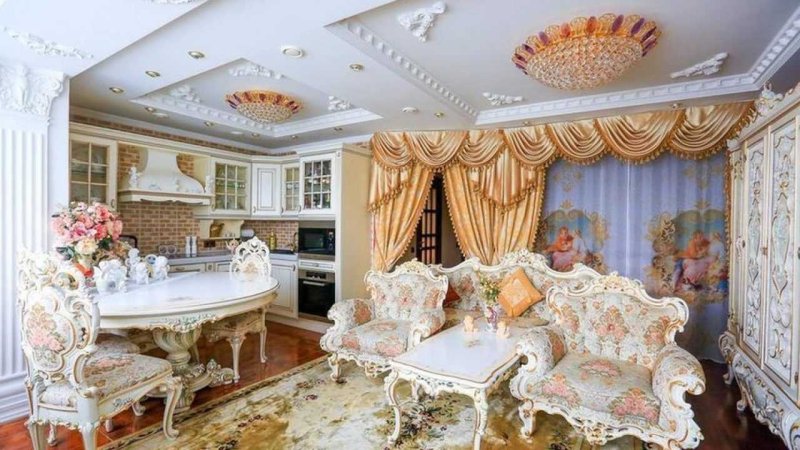 Квартира студия в стиле Барокко