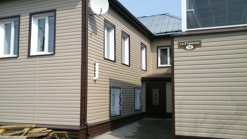 Металлический сайдинг 1014 экстерьер