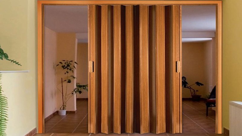 Двери гармошка 60x200 ПВХ
