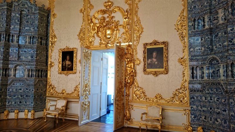 Город Пушкин Царское село Екатерининский дворец