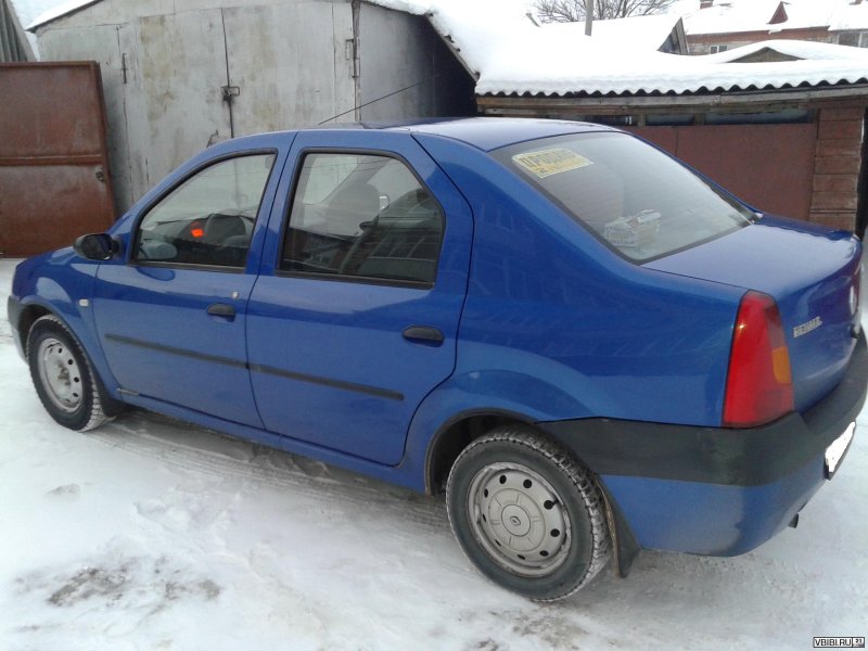 Дверь передняя левая Рено Логан 2007 года
