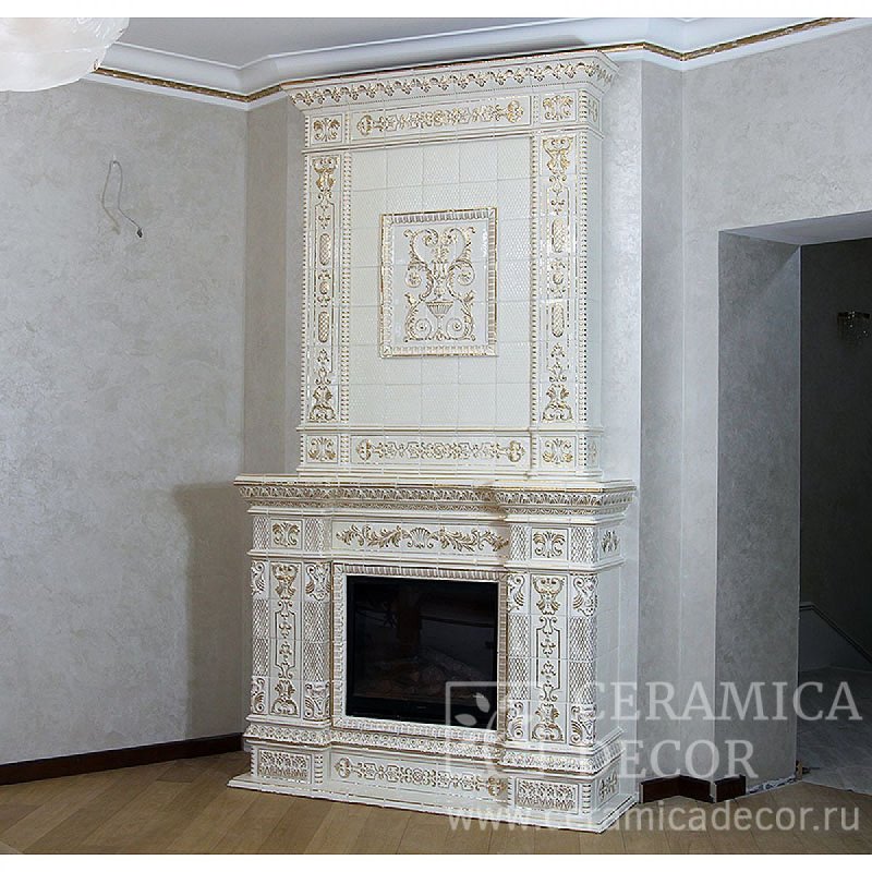 Облицовка камина плиткой Керама Марацци