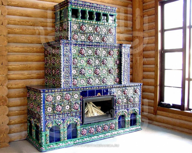 Изразцовая печь изразцы