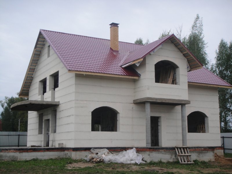 Дом из газоблоков