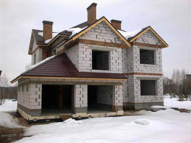 Газоблок дом