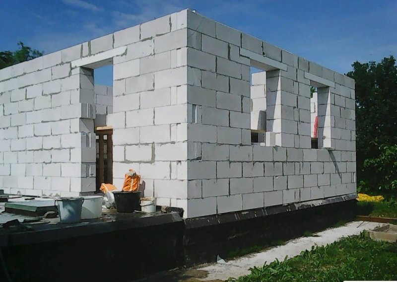 Дом из газобетонных блоков