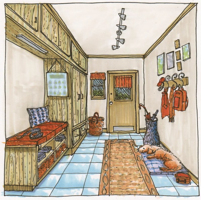Рисунок комнаты