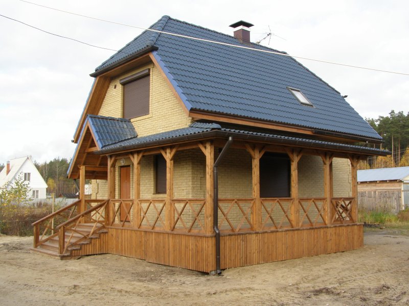 Кровля веранды