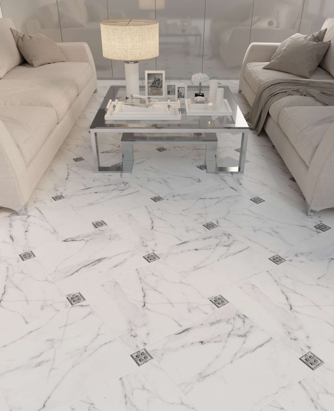 Керамогранит lb Ceramics Бьянка Каррара 45x45
