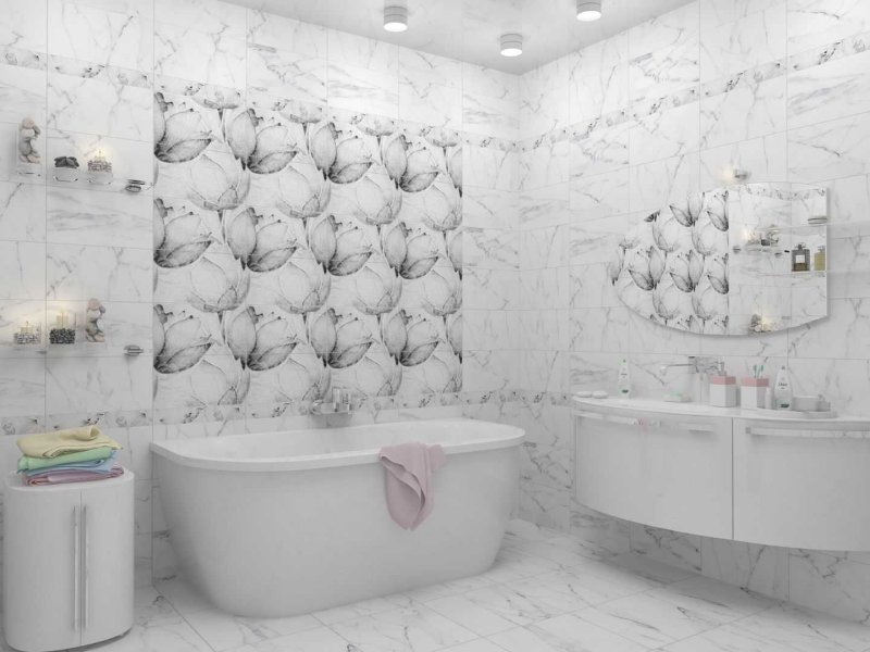 Marble trend керамогранит k-1000/LR/30x60 Carrara