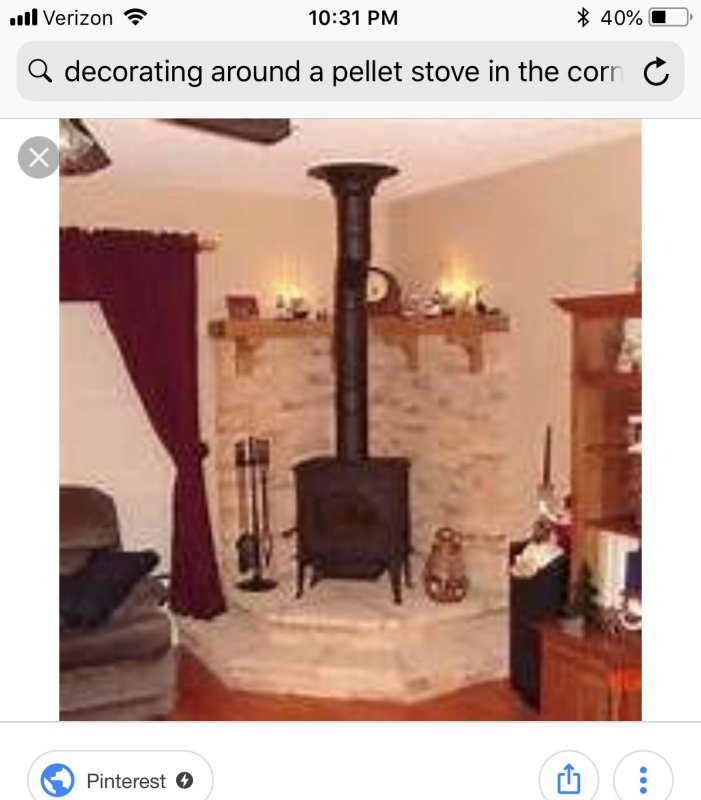 Дровяная печь-камин Fireplace Dijon Wand