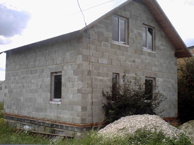 Дом из керамзитных блоков