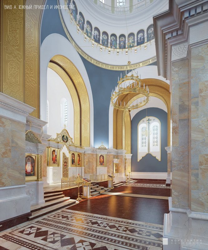 Интерьер православного храма