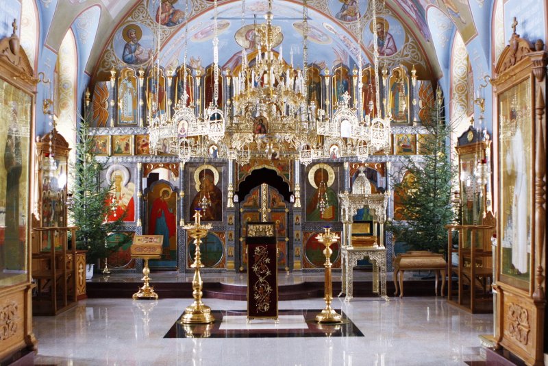 Свято-Никольский монастырь внутри Переславль-Залесский