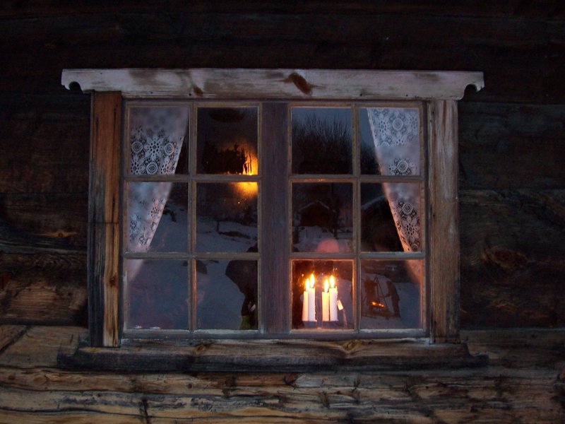 Балкон вечером
