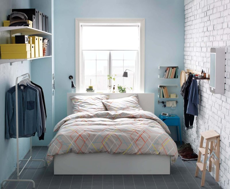Кровать ikea МАЛЬМ белый
