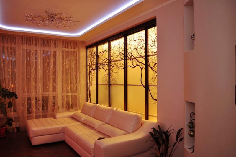 Гирлянда занавес 320 led, 2x3m, цвет: тёплый свет