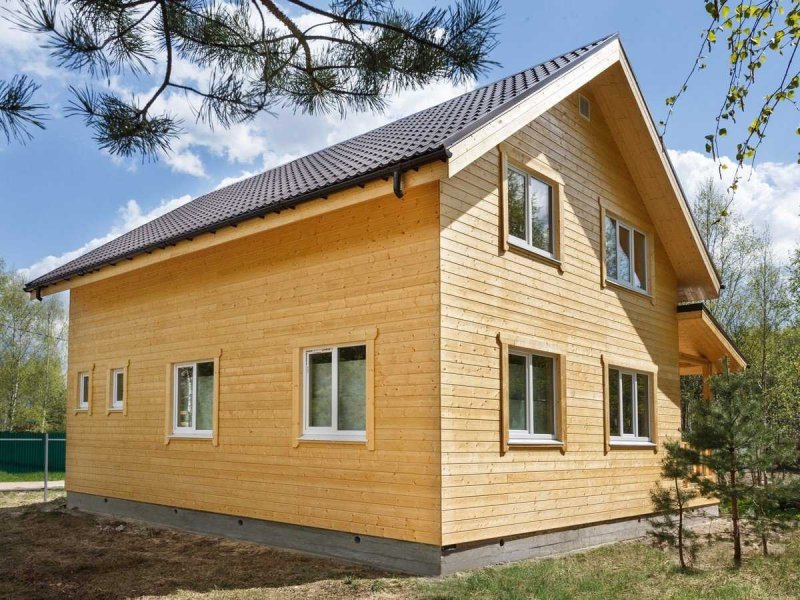 Tikkurila зеленый имитация бруса