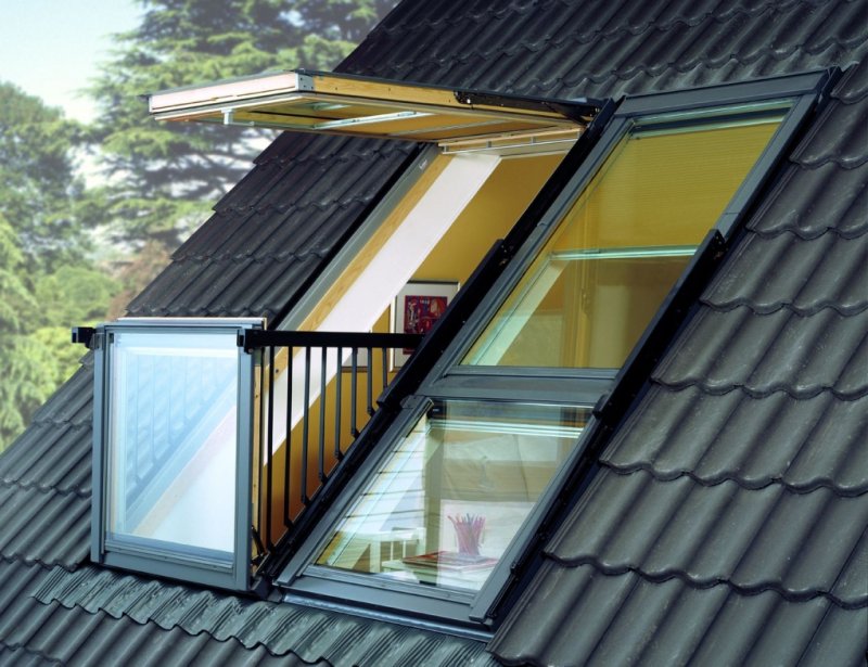 Мансардные окна Velux в интерьере