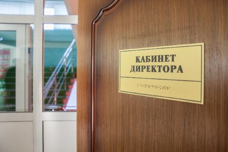 Кабинет директора школы дверь
