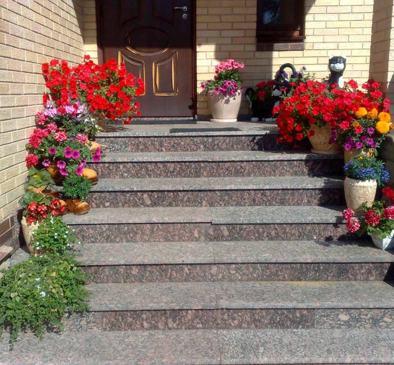 Ступеньки в частный дом входные