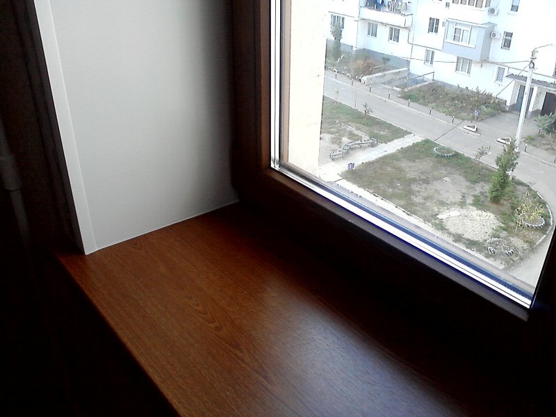 Пластиковое окно внутри