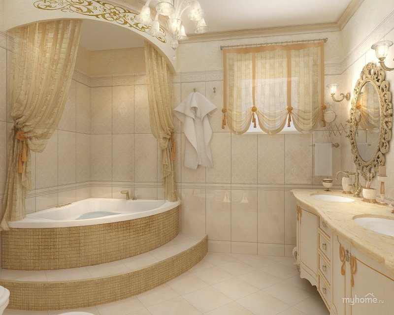 Шикарные Ванные комнаты